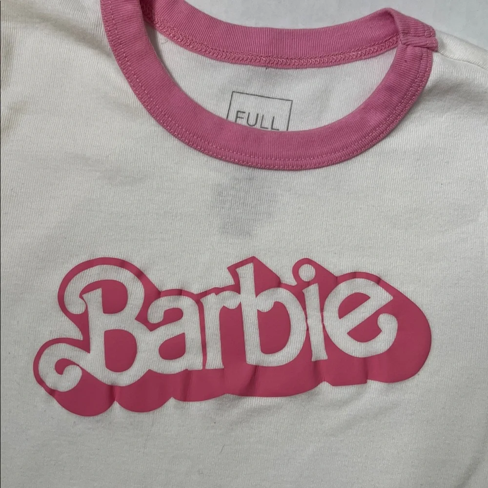 Barbie cropped tee-shirt size Small - Picture 2 of 6